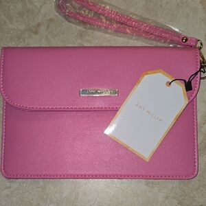 Amy Miller NWT Pink Wristlet Clutch